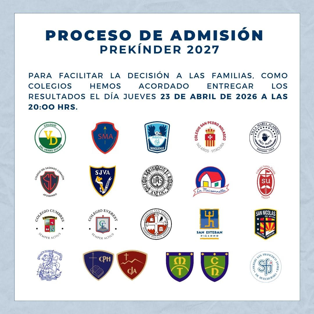 proceso de admisión 2027