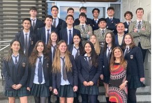 delegación del colegio en Nueva Zelanda